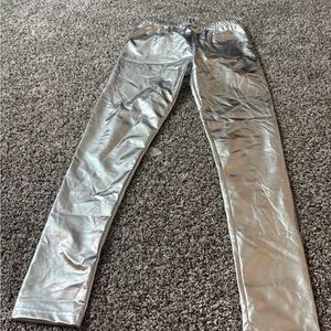 Amazon Silver Metallic Leggings